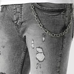 Budget ⌛ Jean Skinny DHZ-3747-1 Gris Anthracite de Classic Series ✨ -Classic Series Soldes classic series 315150 DHZ 3747 1 FUME 20220415T160855 02