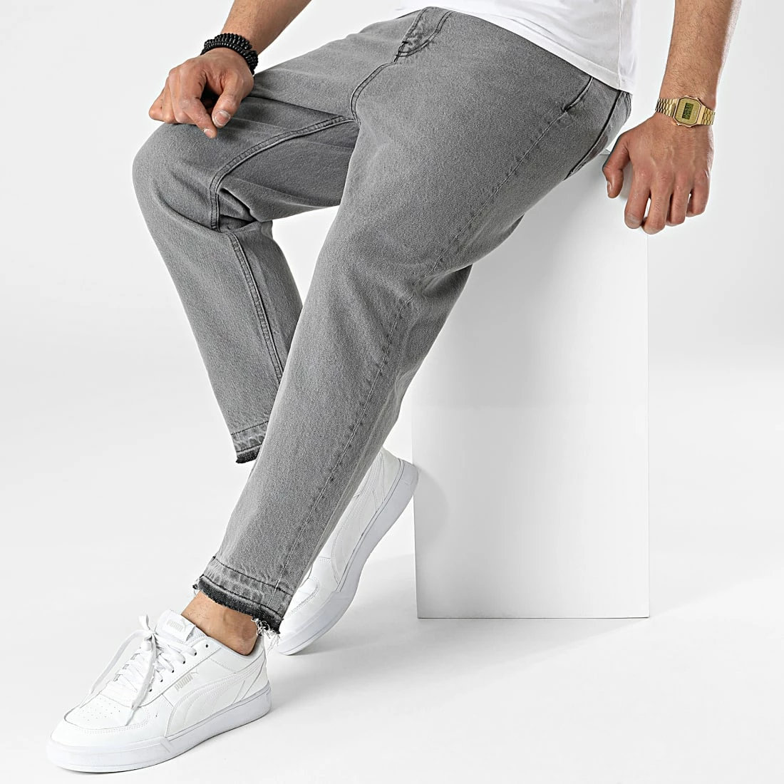 Vente flash 👍 Jean Regular DHZ-3758-1 Gris de Classic Series 🤩 5 Vente flash 👍 Jean Regular DHZ-3758-1 Gris de Classic Series 🤩 – Image 3