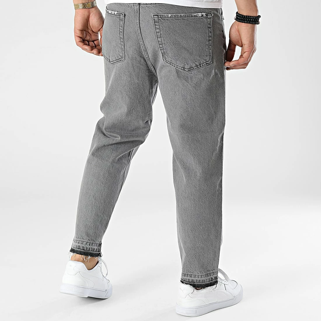 Vente flash 👍 Jean Regular DHZ-3758-1 Gris de Classic Series 🤩 6 Vente flash 👍 Jean Regular DHZ-3758-1 Gris de Classic Series 🤩 – Image 4