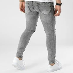 Le moins cher ✔️ Jean Skinny DHZ-3750-1 Gris de Classic Series 👍 -Classic Series Soldes classic series 315175 DHZ 3750 1 FUME 20220415T160830 04