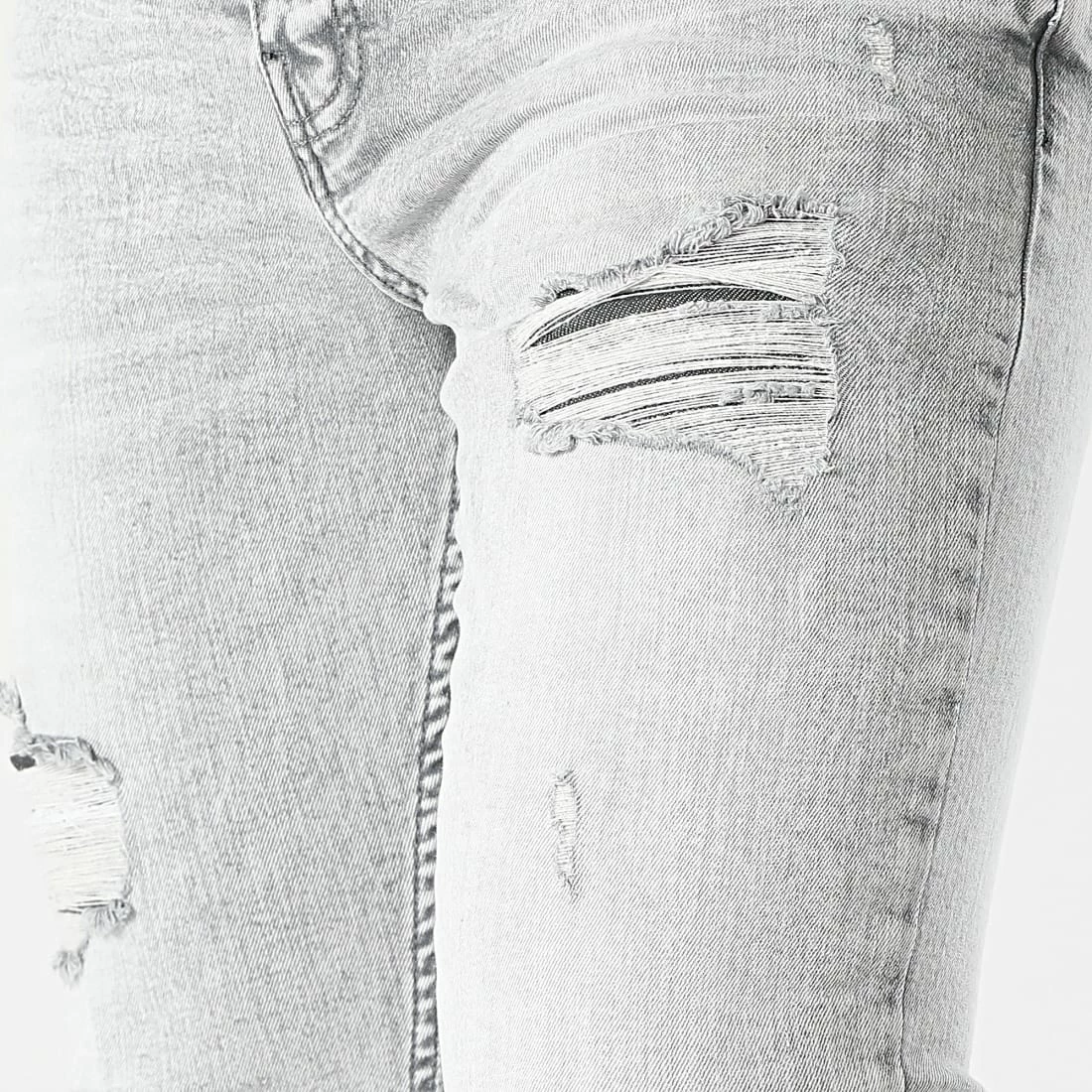 Meilleure vente ❤️ Jean Skinny DHZ-3750-2 Gris Clair de Classic Series ✨ 4 Meilleure vente ❤️ Jean Skinny DHZ-3750-2 Gris Clair de Classic Series ✨ – Image 2