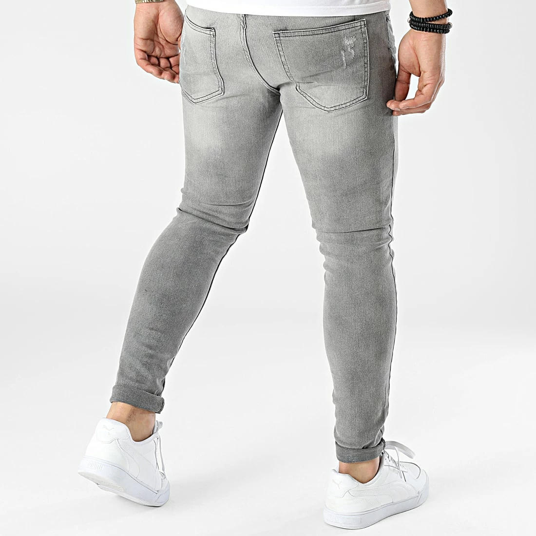 Le moins cher 😀 Jean Skinny DHZ-3665-3 Gris de Classic Series ❤️ 6 Le moins cher 😀 Jean Skinny DHZ-3665-3 Gris de Classic Series ❤️ – Image 4
