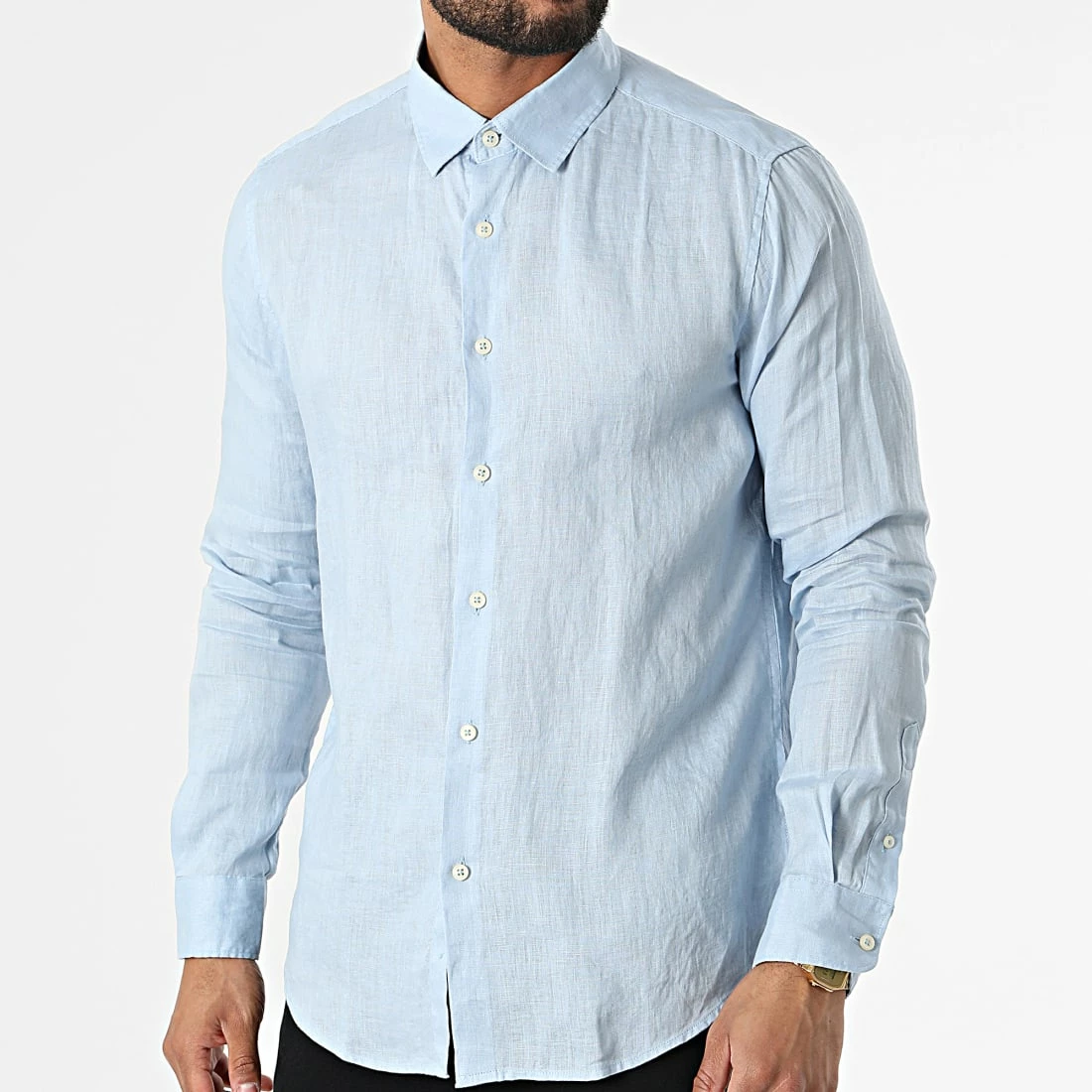 Grosses soldes 🥰 Chemise A Manches Longues 7631 Bleu Clair de Classic Series 😉 3 Grosses soldes 🥰 Chemise A Manches Longues 7631 Bleu Clair de Classic Series 😉