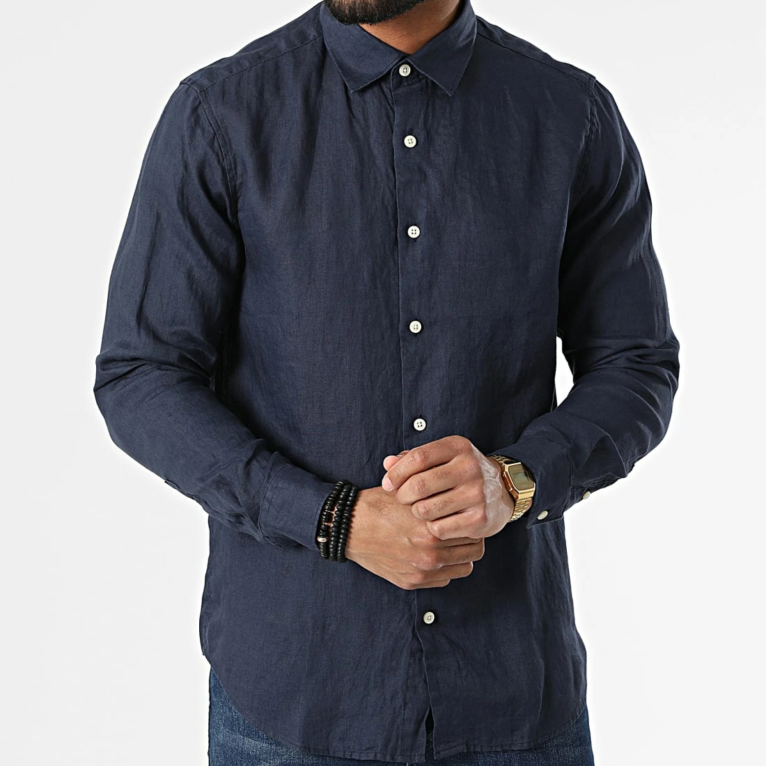 Meilleure affaire ⌛ Chemise A Manches Longues 7631 Bleu Marine de Classic Series ❤️ 5 Meilleure affaire ⌛ Chemise A Manches Longues 7631 Bleu Marine de Classic Series ❤️ – Image 3