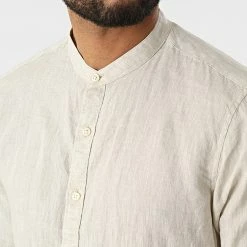 Meilleure affaire 🥰 Chemise A Manches Longues 7632 Beige de Classic Series 👏 -Classic Series Soldes classic series 315877 7632 BEIGE 20220421T151716 02