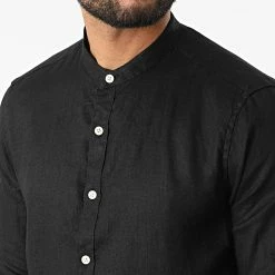 Grosses soldes 👍 Chemise A Manches Longues 7632 Noir de Classic Series 😀 -Classic Series Soldes classic series 315893 7632 BLACK 20220421T152003 02