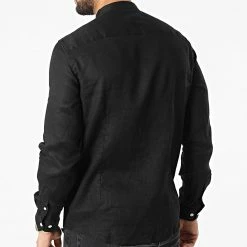 Grosses soldes 👍 Chemise A Manches Longues 7632 Noir de Classic Series 😀 -Classic Series Soldes classic series 315893 7632 BLACK 20220421T152006 04