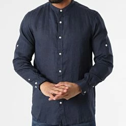 Coupon 😀 Chemise A Manches Longues 7632 Bleu Marine de Classic Series ⭐ -Classic Series Soldes classic series 315897 7632 DEEP BLUE 20220421T161943 03