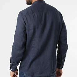 Coupon 😀 Chemise A Manches Longues 7632 Bleu Marine de Classic Series ⭐ -Classic Series Soldes classic series 315897 7632 DEEP BLUE 20220421T161944 04