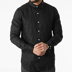 Meilleure affaire 💯 Chemise A Manches Longues 7631 Noir de Classic Series ❤️ 8 Meilleure affaire 💯 Chemise A Manches Longues 7631 Noir de Classic Series ❤️ -Classic Series Soldes classic series 315899 7631 BLACK 20220421T151850 03