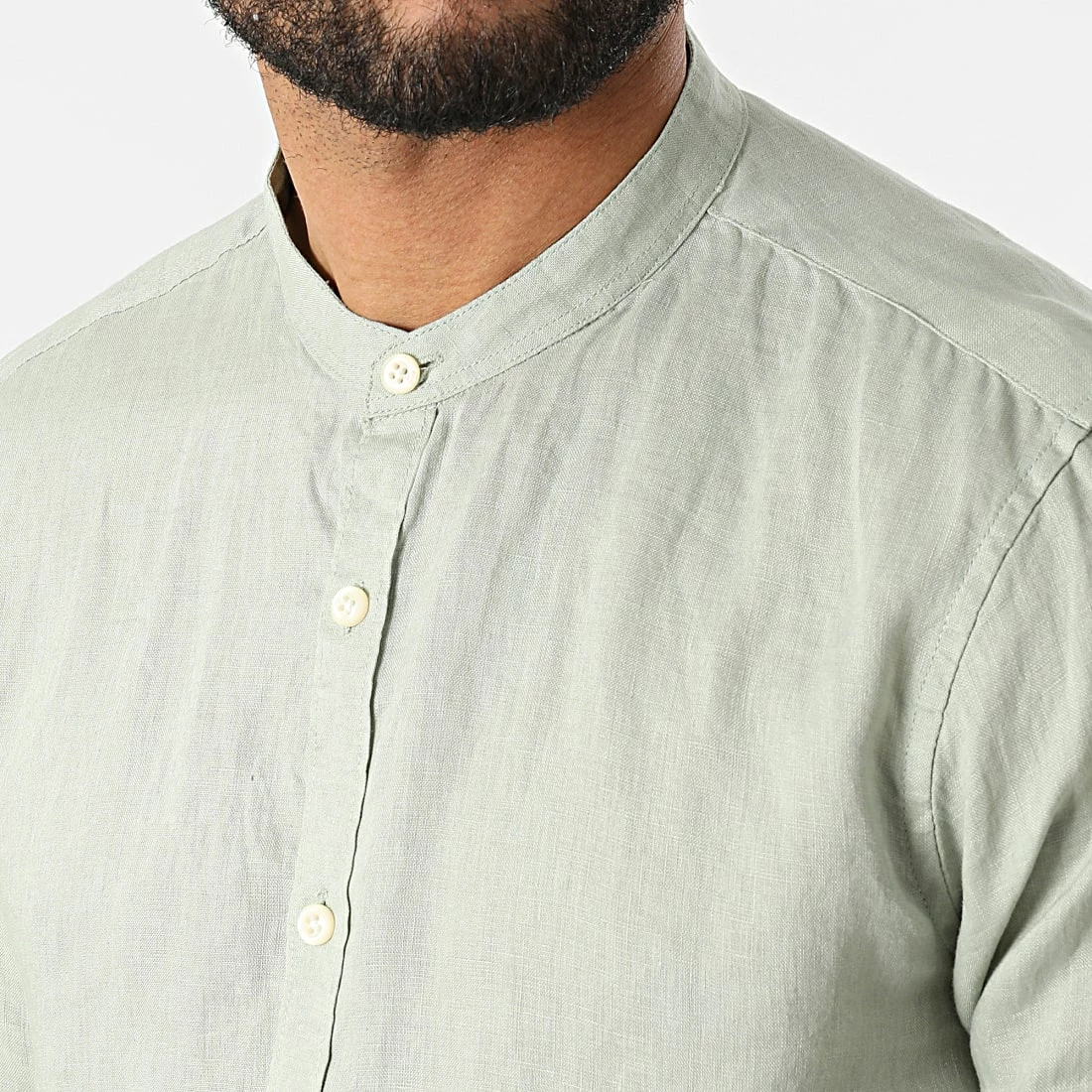 Remise 👍 Chemise A Manches Longues 7632 Vert Clair de Classic Series ⌛ 4 Remise 👍 Chemise A Manches Longues 7632 Vert Clair de Classic Series ⌛ – Image 2