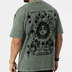 Sortie 🌟 Tee 👚 Shirt G22-646 Vert Kaki de Classic Series 🔥