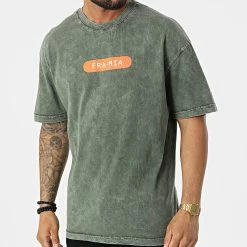 Bon marché 🥰 Tee 👕 Shirt G22-644 Vert Kaki de Classic Series 🔔 -Classic Series Soldes classic series 316237 G22 644 HAKI 20220427T160152 04