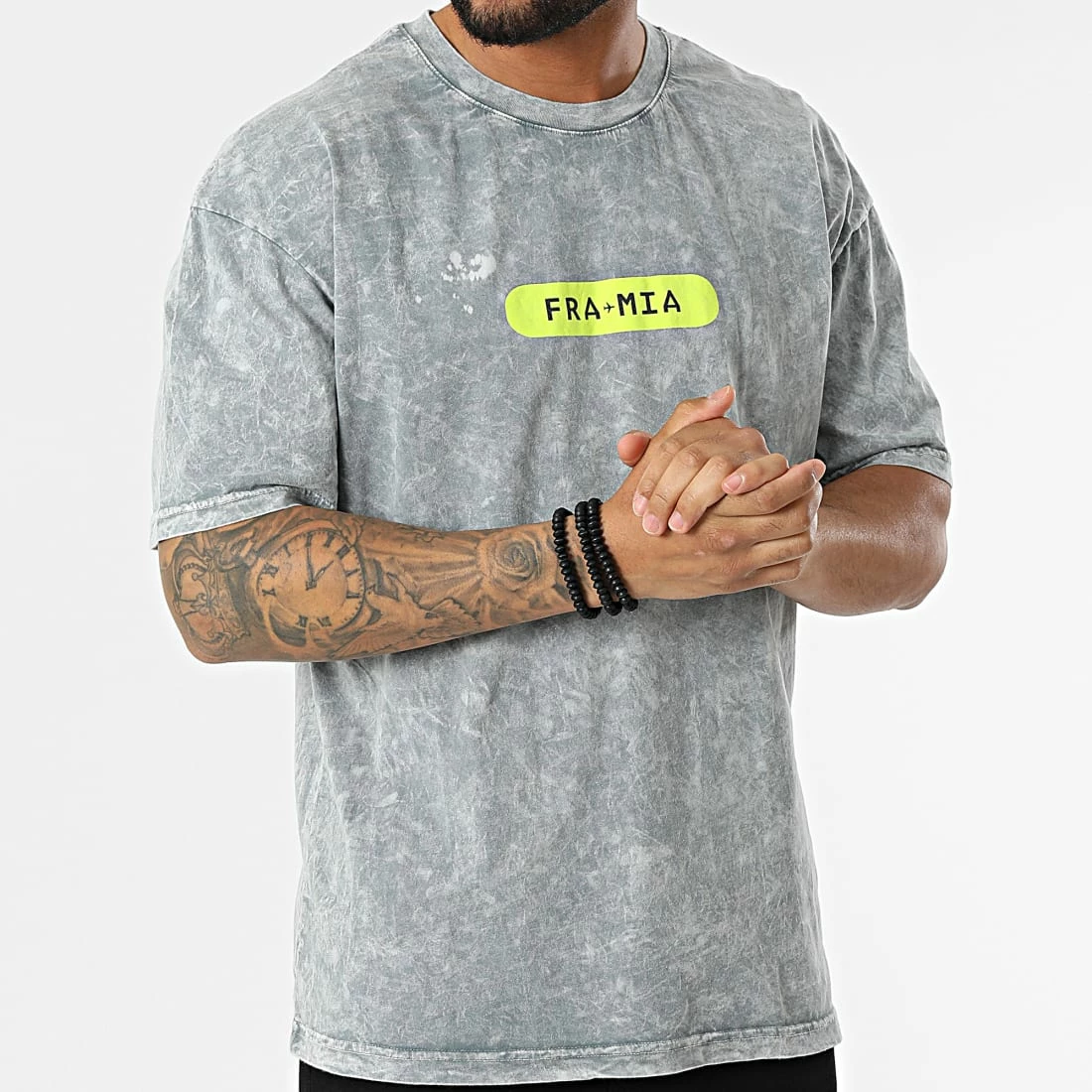 De gros 🎁 Tee 👕 Shirt G22-644 Gris de Classic Series ⭐ 5 De gros 🎁 Tee 👕 Shirt G22-644 Gris de Classic Series ⭐ – Image 3