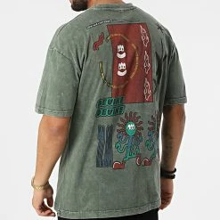 Le moins cher 🤩 Tee 👕 Shirt G22-648 Vert Kaki de Classic Series 😀