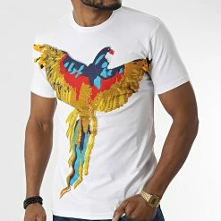 Budget 😍 Tee 👚 Shirt Strass VC-49 Blanc de Classic Series ⌛ -Classic Series Soldes classic series 317232 VC 49 WHITE 20220504T143045 03