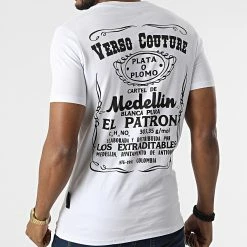 Coupon 🔔 Tee 👚 Shirt Oversize Large 7190 Blanc de Classic Series 🎉