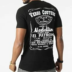 Coupon 🔔 Tee 👕 Shirt Oversize Large 7190 Noir de Classic Series ✨