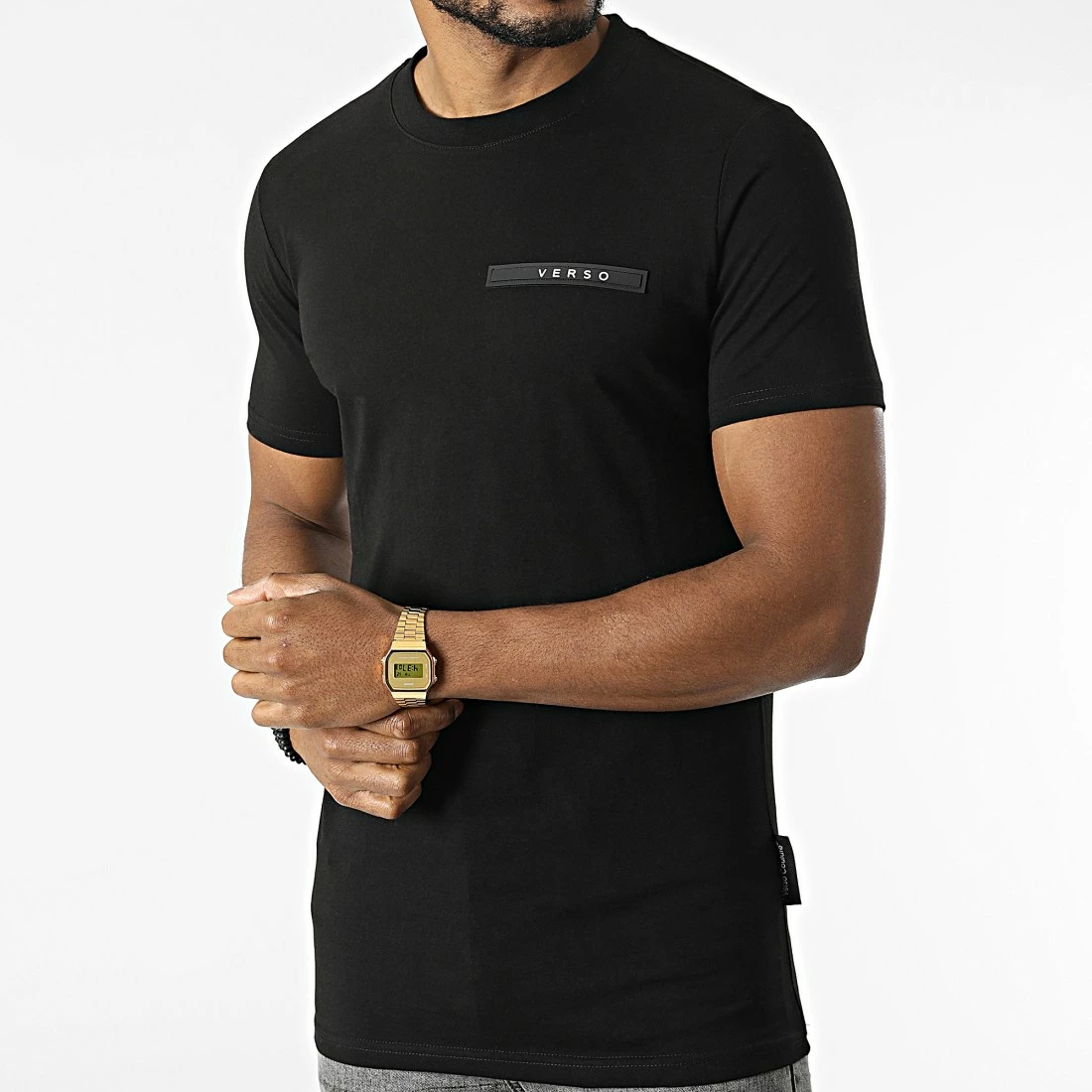 Coupon 🔔 Tee 👕 Shirt Oversize Large 7190 Noir de Classic Series ✨ 5 Coupon 🔔 Tee 👕 Shirt Oversize Large 7190 Noir de Classic Series ✨ – Image 3