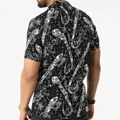 Budget 🎁 Chemise A Manches Courtes PP006 Noir Bandana de Classic Series 🎁 -Classic Series Soldes classic series 317382 PP006 NOIR 20220505T155700 04