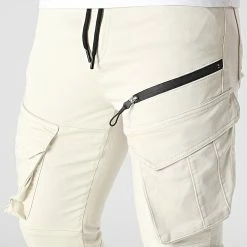 Top 10 😀 Pantalon Cargo Slim G038 Beige de Classic Series 🌟 -Classic Series Soldes classic series 317395 G038 BEIGE 20220509T154411 02