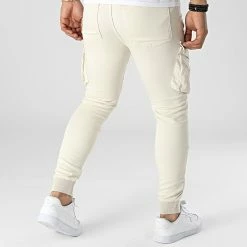 Top 10 😀 Pantalon Cargo Slim G038 Beige de Classic Series 🌟 -Classic Series Soldes classic series 317395 G038 BEIGE 20220509T154414 04