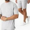 Budget 👍 Ensemble Tee 👕 Shirt Oversize A Poche Poitrine Et Short Jogging PP6001-6002 Gris de Classic Series 🤩 -Classic Series Soldes classic series 317469 ENS 6001 6002 GREY 20220506T154353 01
