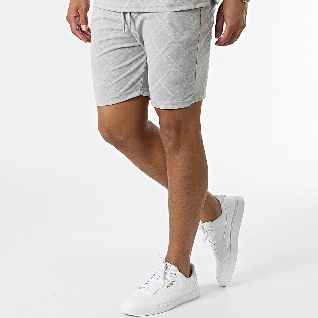 Budget 👍 Ensemble Tee 👕 Shirt Oversize A Poche Poitrine Et Short Jogging PP6001-6002 Gris de Classic Series 🤩 7 Budget 👍 Ensemble Tee 👕 Shirt Oversize A Poche Poitrine Et Short Jogging PP6001-6002 Gris de Classic Series 🤩 – Image 5