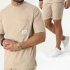 Top 10 🛒 Ensemble Tee 👕 Shirt Oversize A Poche Poitrine Et Short Jogging PP6001-6002 Beige de Classic Series 😍 -Classic Series Soldes classic series 317472 ENS 6001 6002 CAMEL 20220506T154411 01