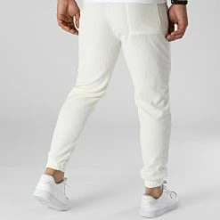 Meilleur prix ⌛ Pantalon Jogging E004 Beige de Classic Series 😍 -Classic Series Soldes classic series 317476 E004 WHITE 20220509T154733 04