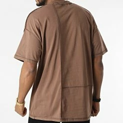Offres 🎁 Tee 👕 Shirt Oversize Large 22-Y261 Marron de Classic Series 🛒 -Classic Series Soldes classic series 317483 22 Y261 KAHVE 20220504T142037 04