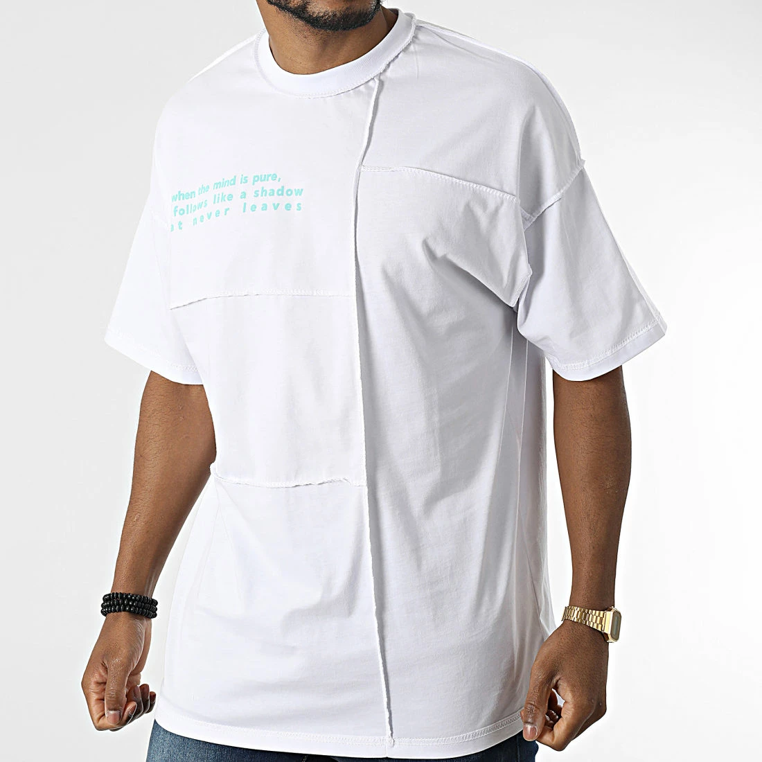 Tout neuf 🎉 Tee 👕 Shirt Oversize Large 22-Y261 Blanc de Classic Series 😉 3 Tout neuf 🎉 Tee 👕 Shirt Oversize Large 22-Y261 Blanc de Classic Series 😉