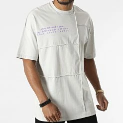 Promo 💯 Tee 👚 Shirt Oversize Large 22-Y261 Gris de Classic Series 🛒 -Classic Series Soldes classic series 317486 22 Y261 GRI 20220504T142050 03