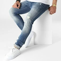 De gros 🤩 Jean Slim 5145 Bleu Denim de Classic Series 🥰 -Classic Series Soldes classic series 317591 5145 4 20220429T160649 03