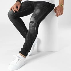 Le moins cher 🥰 Jean Slim 5144 Noir de Classic Series 🔔 -Classic Series Soldes classic series 317618 5144 1 20220429T160531 03