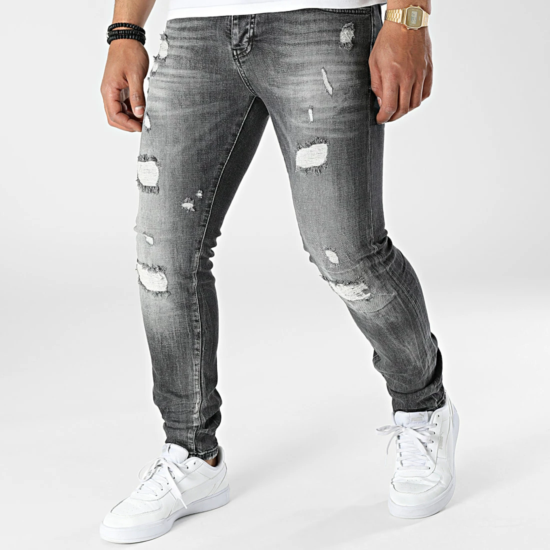 Promo 🔔 Jean Slim 5146 Gris de Classic Series 💯 3 Promo 🔔 Jean Slim 5146 Gris de Classic Series 💯