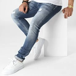 Nouveau ❤️ Jean Slim 5145 Bleu Brut de Classic Series 🎉 -Classic Series Soldes classic series 317635 5145 10 20220429T160432 03