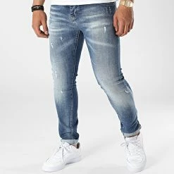 De gros 👍 Jean Slim 5145 Bleu Denim de Classic Series 🎁