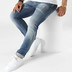 De gros 👍 Jean Slim 5145 Bleu Denim de Classic Series 🎁 -Classic Series Soldes classic series 317640 5145 9 20220429T155951 03