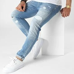 Vente flash 💯 Jean Slim 5145 Bleu Wash de Classic Series 🥰 -Classic Series Soldes classic series 317647 5145 1 20220429T160002 03