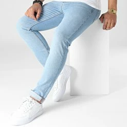 De gros 🔥 Jean Slim 7855 Bleu Wash de Classic Series 😀 -Classic Series Soldes classic series 318050 7855 BLUE 20220509T155508 03