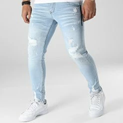 Vente flash 🔔 Jean Skinny DHZ-3783 Bleu Wash de Classic Series 🧨