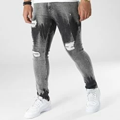 Acheter ❤️ Jean Slim DH-5006 Gris de Classic Series 🌟