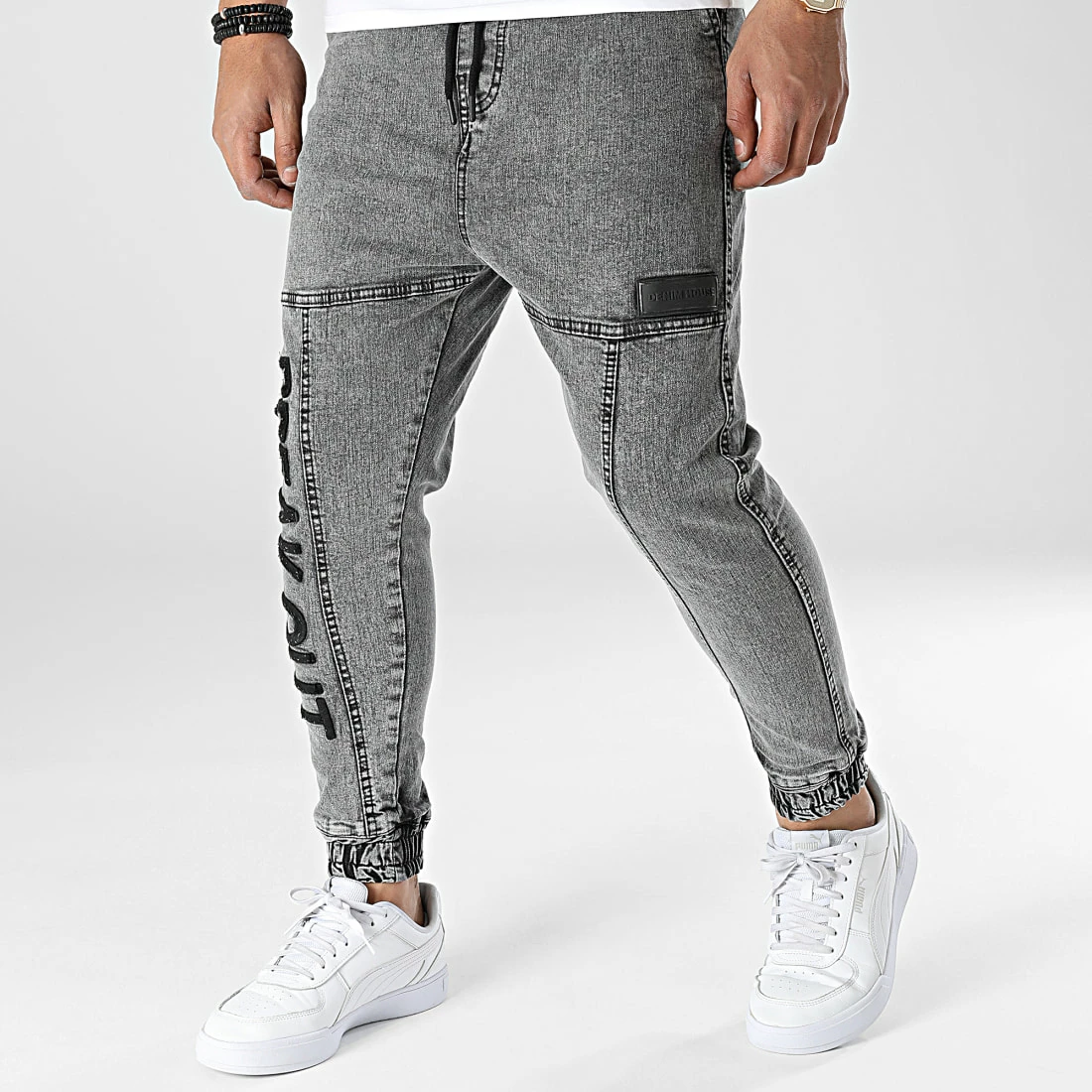 Remise 🥰 Jogger Pant DH-3775 Gris de Classic Series 🌟 3 Remise 🥰 Jogger Pant DH-3775 Gris de Classic Series 🌟