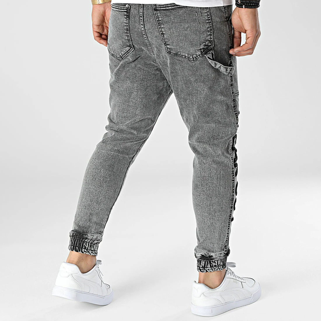 Remise 🥰 Jogger Pant DH-3775 Gris de Classic Series 🌟 6 Remise 🥰 Jogger Pant DH-3775 Gris de Classic Series 🌟 – Image 4