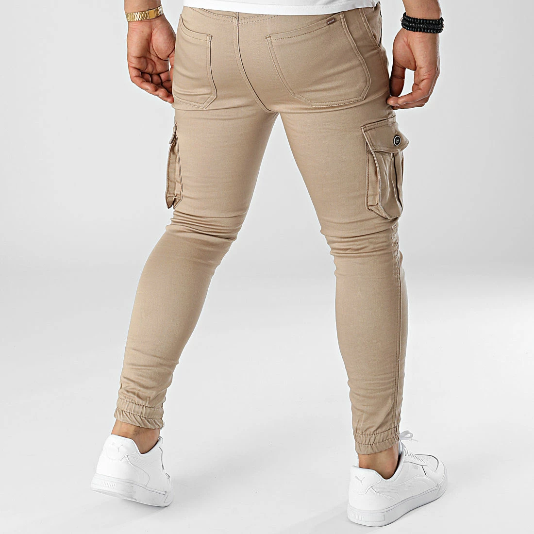 Coupon 💯 Jogger Pant WKN-2010 Beige de Classic Series ✨ 6 Coupon 💯 Jogger Pant WKN-2010 Beige de Classic Series ✨ – Image 4
