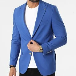 Meilleure affaire 💯 Veste Blazer 11597 Bleu Roi de Classic Series 👍 -Classic Series Soldes classic series 318184 11597 BLUE 20220510T155531 03