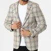 Nouveau 🔥 Veste Blazer A Carreaux 11587 Beige Chiné de Classic Series 👏 2 Nouveau 🔥 Veste Blazer A Carreaux 11587 Beige Chiné de Classic Series 👏 -Classic Series Soldes classic series 318188 11587 4 20220510T155830 01
