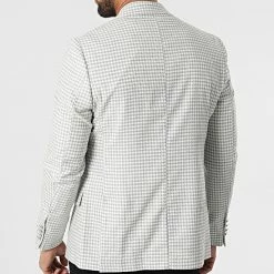 Meilleure vente ⌛ Veste Blazer 20506 Blanc Gris de Classic Series 🎉 -Classic Series Soldes classic series 318195 20506 1 20220510T155615 04