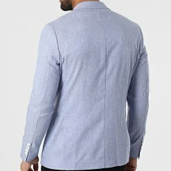 Remise ⭐ Veste Blazer 20507 Bleu Clair Chiné de Classic Series 🤩 -Classic Series Soldes classic series 318200 20507 4 20220510T155757 04